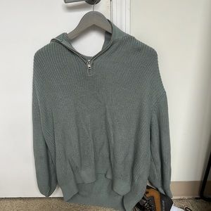 TNA 1/4 zip sweater